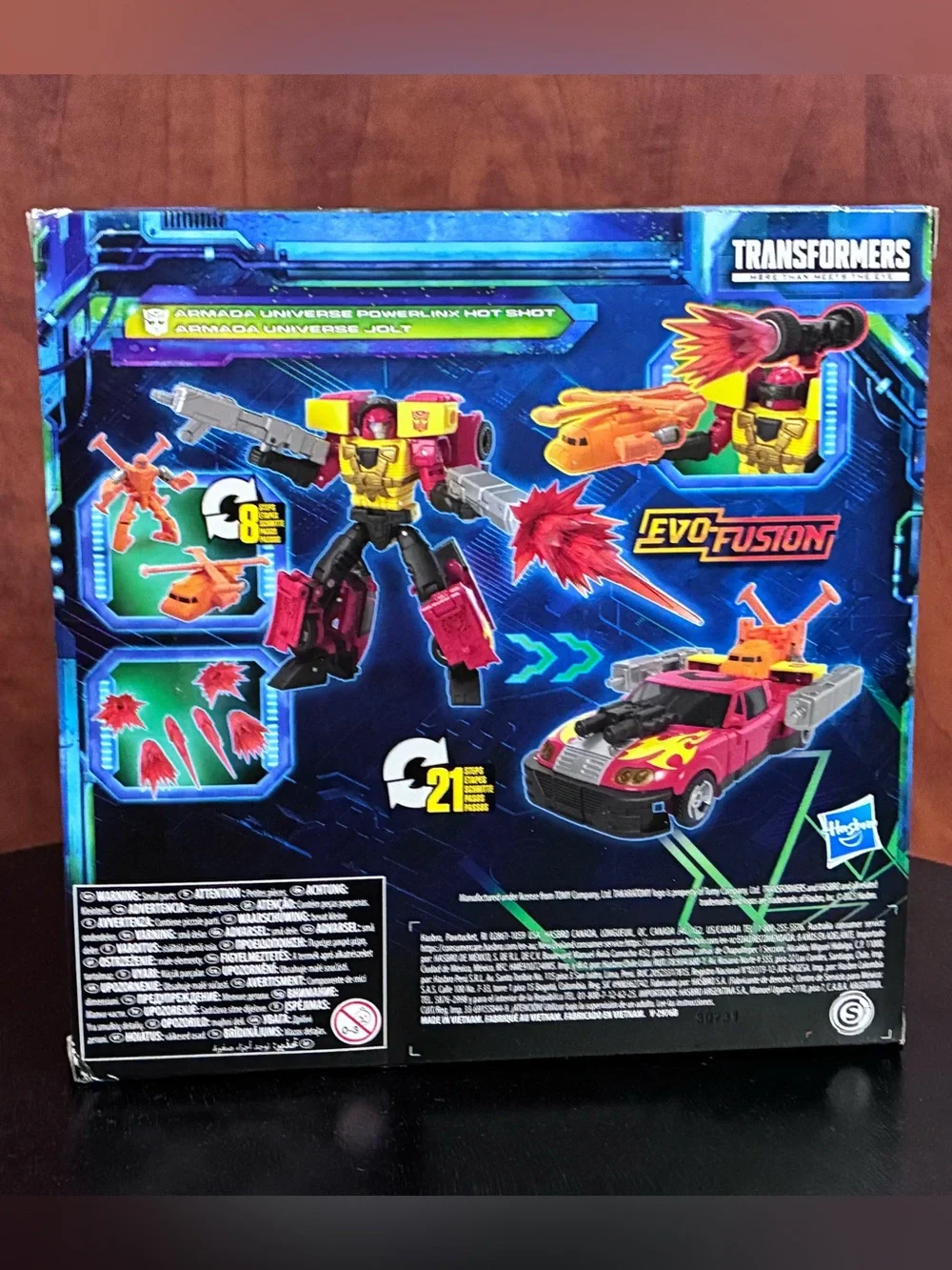 Transformers Legacy Evolution Armada Powerlinx Hot Shot & Jolt